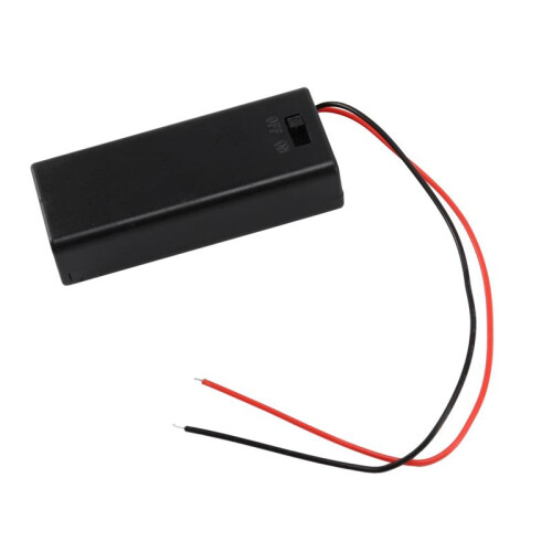4 Pcs 2X Aaa 3 V Battery Holder Case Box Wire  / Off  M Cover 2