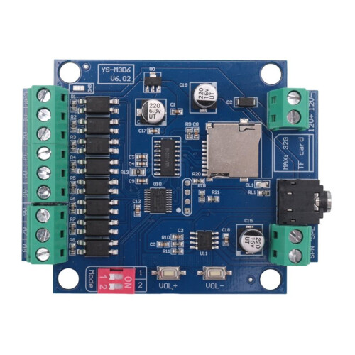2X  12V MP3 Voice Player Module with Power Amplifier, Alarm Prompter, Voice Broadcaster, Trigger Mode, Multi-Mode 1