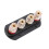 2X Speaker Amplifier Output 4 Position Terminal Block Speaker Gold-Plated Audio External Banana Socket Connector 6