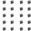 100 Pcs 6x6x5mm Momentary Tactile Tact Push Button  2 Pin DIP Through Hole 3