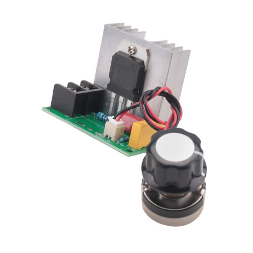 2X AC 220V SCR 8000W Electronic Voltage Regulator Motor Speed Controller Dimming Speed Temperature Control 2