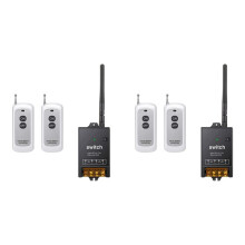 2X Remote Control , 12V/24V/48V/72V 40A Relay, Wireless RF with 984FT Long Range Remote