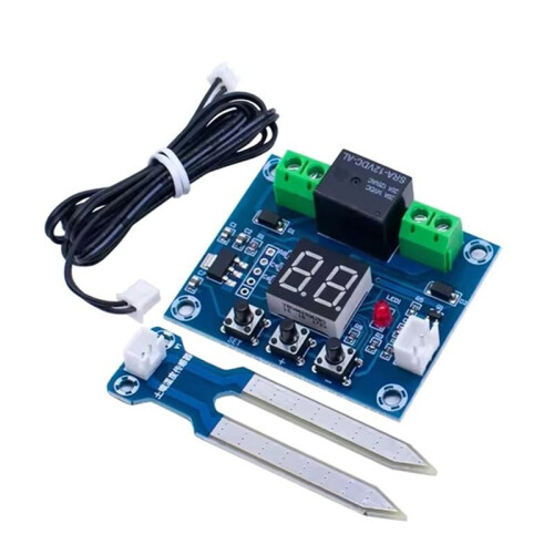 3X 12 V Digitaler Bodenfeuchtigkeitssensor-Controller für Automatisches Bewässerungswassermanagementsystem mit Echtzeitüberwachung 1