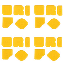 20Pcs Scraper Tool Kit Grouting Set Smoothing Trowel Grout Remover Silicone Joint Joint Filler Smoothing Spatula