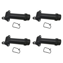 4X Car Cooling System Connector for X1 X3 X4 X5 E70N E71 E84 E90N E91N 11127810707