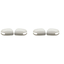 2 Pair Left & Right Side Door Mirror Cover Rearveiw Mirror Cap for Forte Cerato 2009-2010