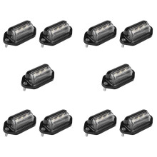 10X LED License Plate Light Waterproof License Plate Tail Light for Trailers, RV, Trucks, Boats