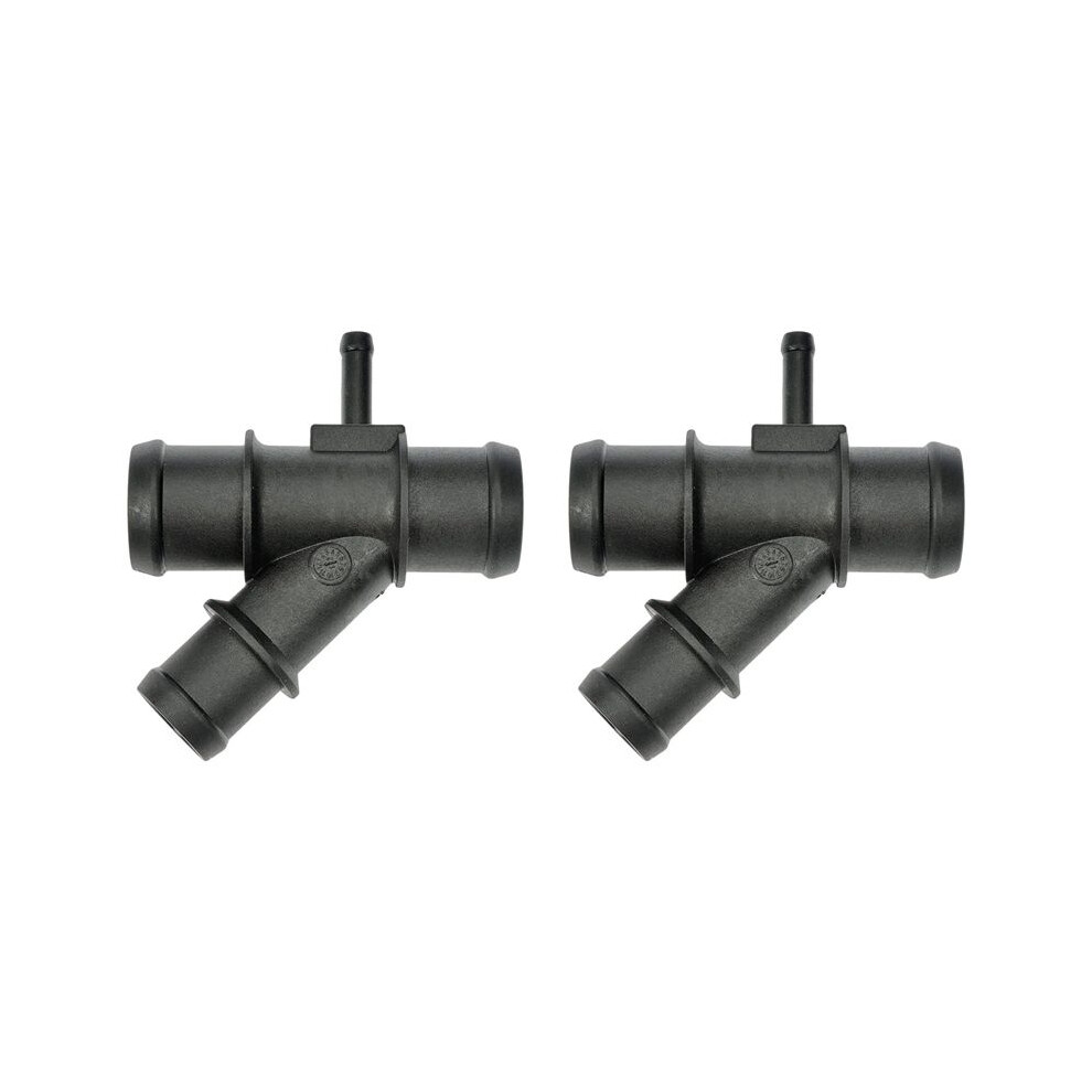 2X Engine Radiator Coolant Hose Connector For A3 Tt 1K0 121 087 H 1K0 121 087H 1K0121087h Black 6032465898247