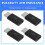 Micro-USB-Zu-USB-C-Adapter, -Zu-Typec-Ladeadapter, USB-Typ-C-Adapter-Konvertierungsanschluss mit Widerstand 7