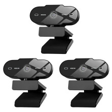 3X Webcam 1080P PC USB Camera 1080P Camera Professional HD Web Cam with Microphone