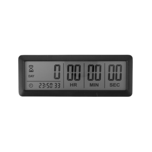 10X  Digital Countdown Days Timer Clock - 999 Days Count Down Clock Timer for Graduation Lab Kitchen (Black) 1