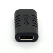 4X USB C Adapter Female to Female Type C Adapter Straight Tiny USB-C Adaptor USB 3.1 Type-C Connector Converter