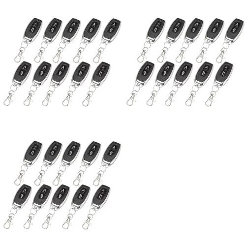 30x 433 MHz RF Remote Control, Learning Code EV1527 for Gate Garage Door Opener