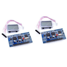 2X - -AC Pure Sine Wave Inverter Generator SPWM Boost Driver Board EGS002 "EG8010 + IR2110" Driver Module +LCD