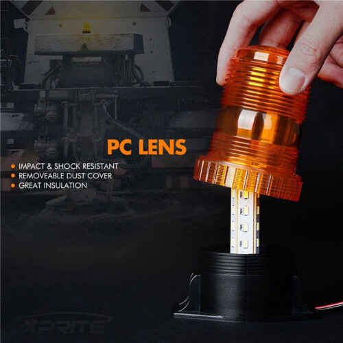 4X Forklift 30 LED Beacon Light Strobe Lamp Hazard Emergency Flashing Warning Amber 1