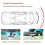 2X Espelhos Retrovisores de Carro, Clipe Interno Universal de 12 Polegadas no Espelho Retrovisor Panorâmico Espelho Retrovisor Amplo Angular 9