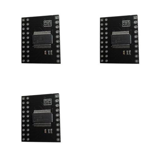 3 Pièces MCP23017 Module D'Interface Série IIC I2C SPI Bidirectionnel 16 Bits I/O Expander Pins Module D'Interface Série