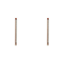 2X Sensore Flessibile Sensore Flessibile per Mano Robotica Guanti Elettronici Sensore Flessibile da 4,5 Pollici