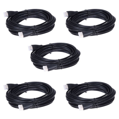 5X Wired- 10M  to  Cable Lead for LCD Plasma TV 10 Meter