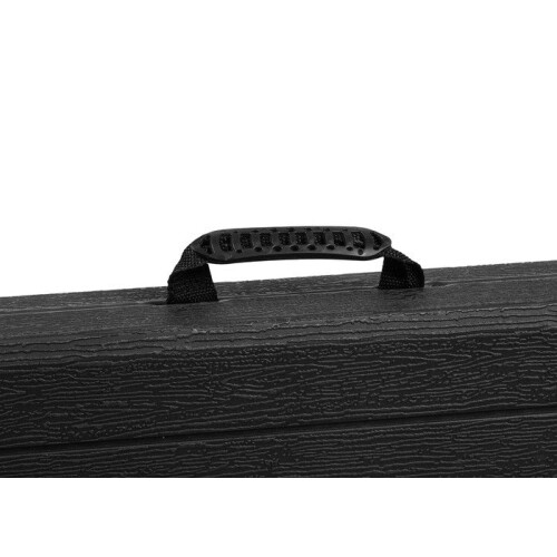 Klappbarer Gartentisch schwarz 180cm 2
