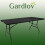 Klappbarer Gartentisch schwarz 180cm 9