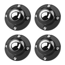 Updated Self Adhesive Caster Wheels 4 Pack, 201 Stainless Steel Stick Wheels
