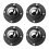 Updated Self Adhesive Caster Wheels 4 Pack, 201 Stainless Steel Stick  Wheels 1
