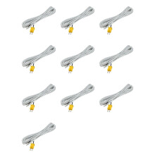 10X -50-250 Celsius K Tipo 10M Cabo Sensor de Temperatura Sonda Termopar