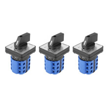 3X 3 Positions -Off- Changeover Control Rotary Cam 20A