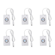 6X USB NFC Card Reader Writer ACR122U-A9 China Contactless RFID Card Reader Windows Wireless NFC Reader