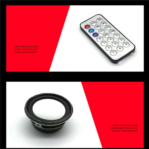 5X DIY Electronic Kit  Speaker Electronics DIY Soldering Project Kit  Stereo Speaker Support U Disk