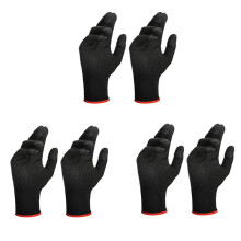 6 Stück Spielhandschuhe für PUBG SchweißFeste, Kratzfeste, Empfindliche Druckbildschirm-Gaming-Finger-Daumen-Hülsen-Handschuhe