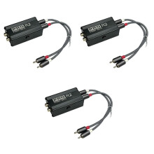 3X Ground Loop Audio Isolator Audio Noise Filter RCA Noise Suppressor Isolator Audio Signal Noise Reducer for PC