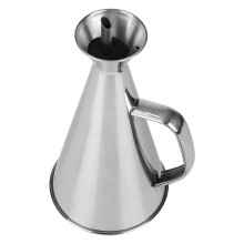 Dispenser di Olio D'Oliva nel Acciaio Inossidabile da 500 Ml Senza Gocciolamento, Olio da Cucina / Aceto, Facile da Pulire e Resistente Alle Perdite