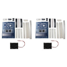 2X SMD Component Welding Practice Board DIY Kit Skill Training Board Led Transistor Set Practice