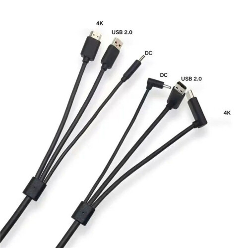 4X for   3-in-1 Accessories Replacement Cable -Compitable 5M, USB, Power VR Games 2