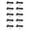 10X Car Cooling System Connector for  X1 X3 X4 X5 E70N E71 E84 E90N E91N 11127810707 1