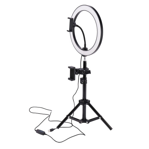 26CM LED Ring Light Dimmable Lighting Kit Phone Selfie Makeup Live Lamp +Tripod 2
