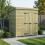 7 x 4 Pent Shed Tanalised (Double Door, No Windows) 1