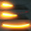 2x60cm DRL LED headlight bar light daytime driving sequence turn signal 9