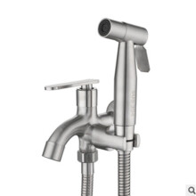 Bidet Spray Set Bidet un Mano Rubinetto un 2 Vie Rubinetto per Bagno Flessibile per WC Tubo per WC Rubinetto per Acqua Bagno