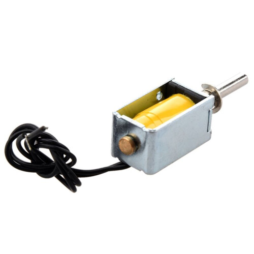 6X  4.5V 40g/2mm Open Frame Actuator Push Pull Solenoid Electromagnet 1