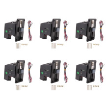 6X Multi Coin Acceptor Coin Pusher Memory for Vending Machine Arcade Game Ticket Exchange