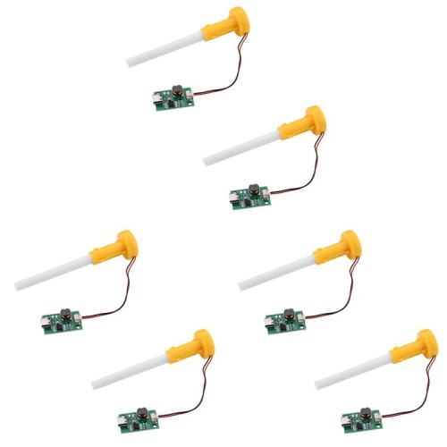 6X DC5V Single Non-Switched Atomization Humidification Module DIY Ultrasonic Atomizer TYPE-C Humidifier Circuit Board