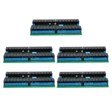 5X R421C32 DC12V 32 Channels Modbus RTU RS485 Bus Relay Module UART Serial Port Board