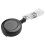 4X  Retractable Yo Yo Key Ring PULL CHAIN Belt Clip ID CARD Holder Ski Pass - Black 1