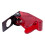 Plastic 12mm Toggle  Safety Cover Protector Cap Guard 10Pcs Red 8