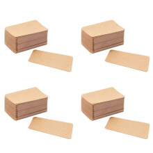 400 Stuecke Leere Kraftpapier Visitenkarten Wort Karte Nachricht Karte DIY Geschenkkarte
