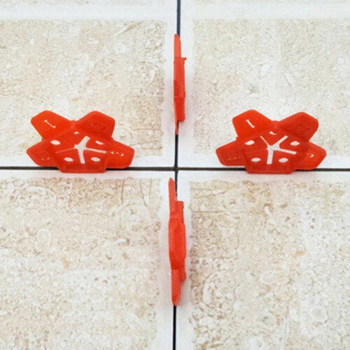 Plastic Level Wedges Flooring Wall Slit Locator Clip Reusable Ceramic Tile Flat Leveling System Positioning Fixing Tool 2