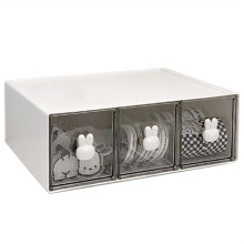 Handle Combination Drawer Box Stationery Organizer Desktop Student Multi-Compartment Drawer Pencil Cabinet